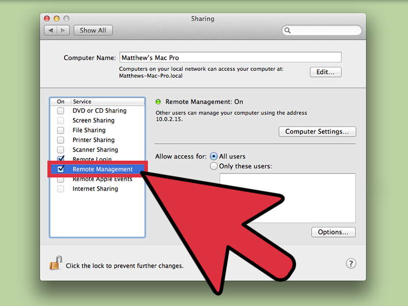 Enable Mac For Remote Desktop
